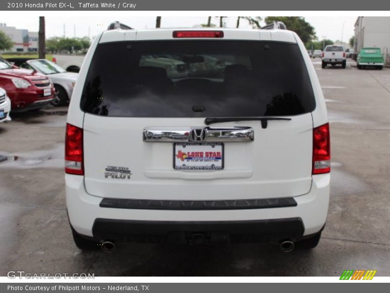 Taffeta White / Gray 2010 Honda Pilot EX-L