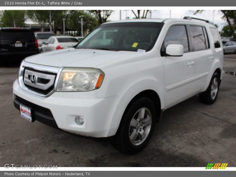 Taffeta White / Gray 2010 Honda Pilot EX-L