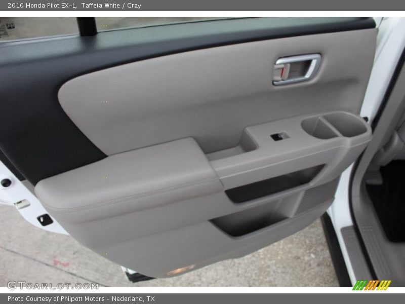 Taffeta White / Gray 2010 Honda Pilot EX-L