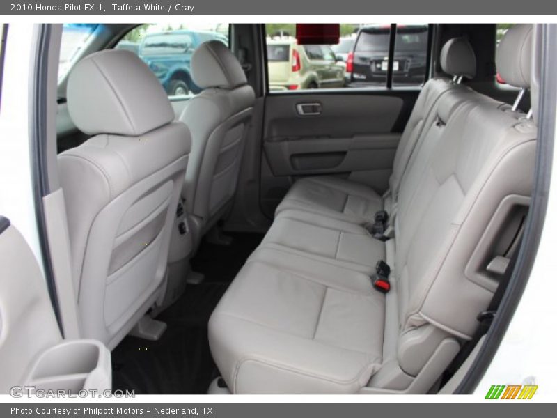 Taffeta White / Gray 2010 Honda Pilot EX-L