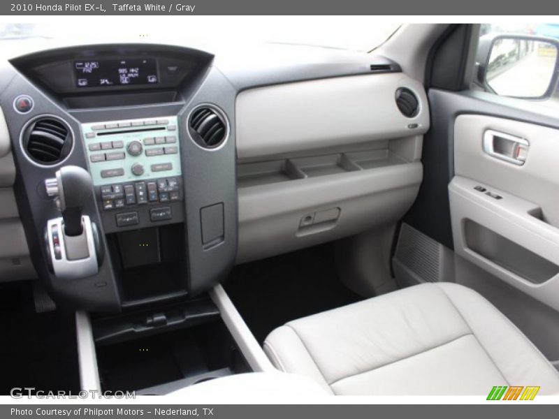 Taffeta White / Gray 2010 Honda Pilot EX-L