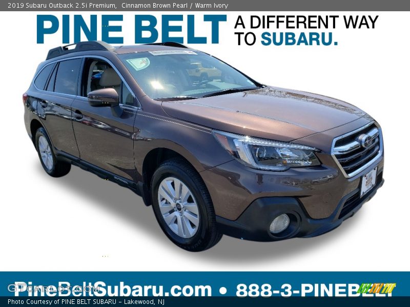 Cinnamon Brown Pearl / Warm Ivory 2019 Subaru Outback 2.5i Premium