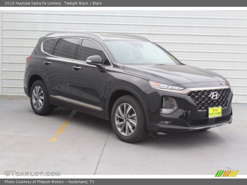 Twilight Black / Black 2019 Hyundai Santa Fe Limited