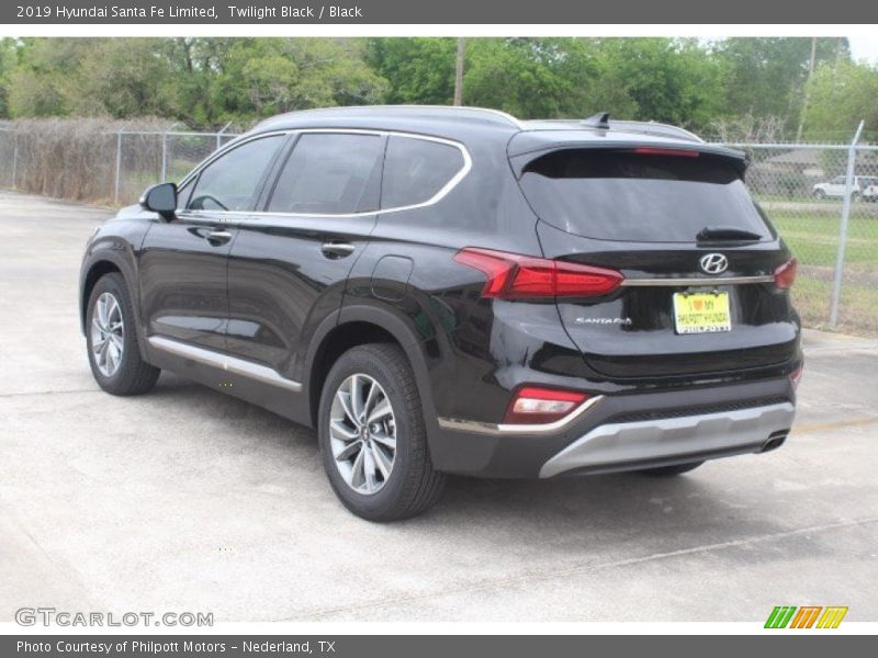 Twilight Black / Black 2019 Hyundai Santa Fe Limited