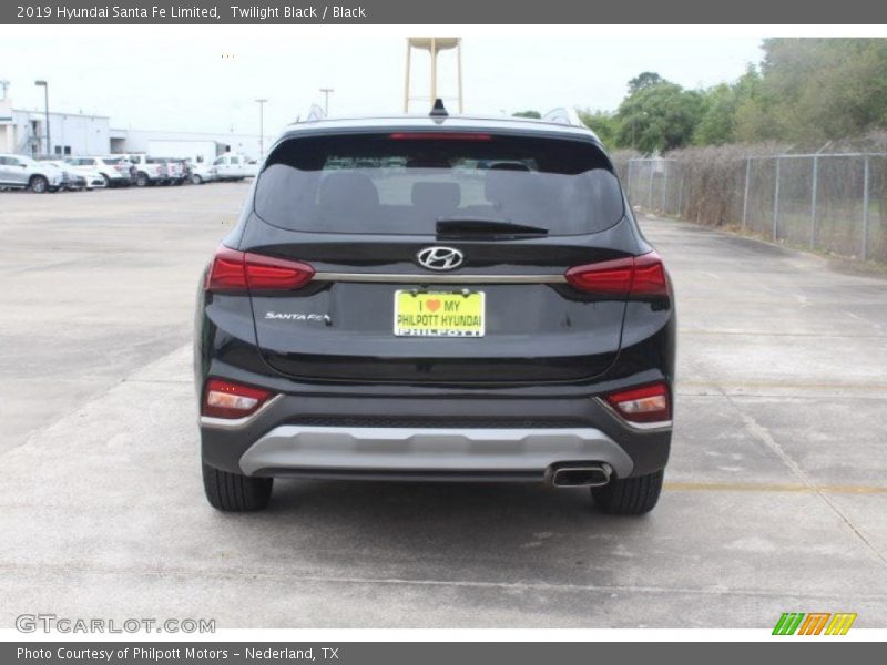 Twilight Black / Black 2019 Hyundai Santa Fe Limited