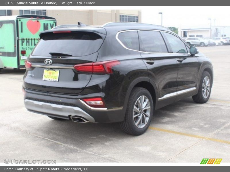 Twilight Black / Black 2019 Hyundai Santa Fe Limited