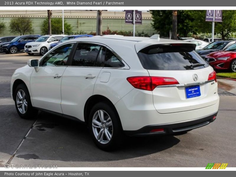 White Diamond Pearl / Parchment 2013 Acura RDX Technology AWD