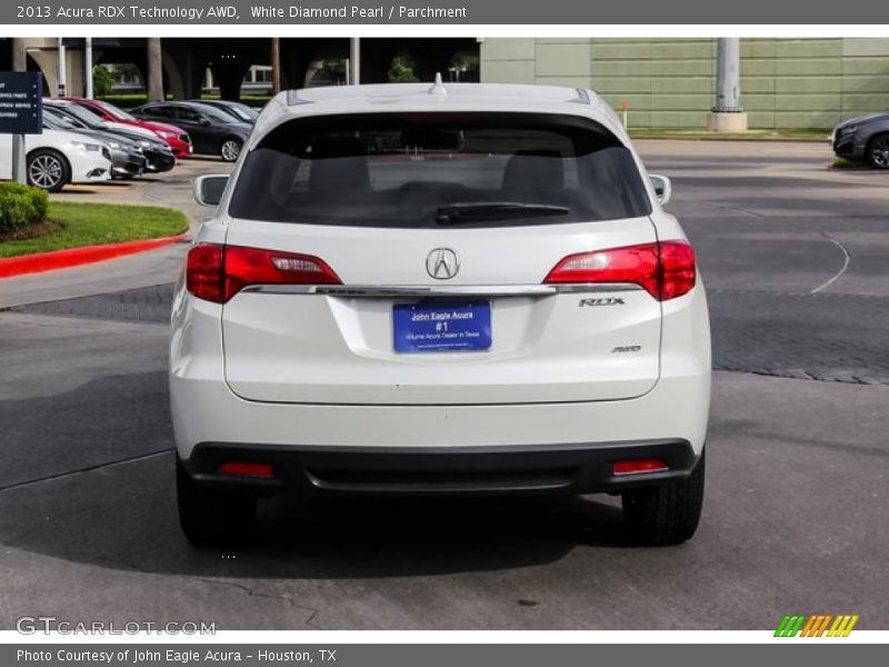 White Diamond Pearl / Parchment 2013 Acura RDX Technology AWD