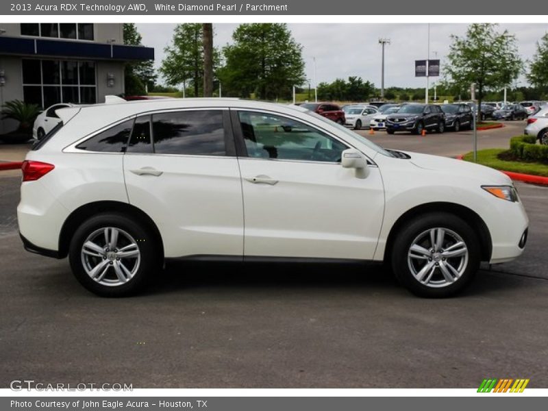 White Diamond Pearl / Parchment 2013 Acura RDX Technology AWD