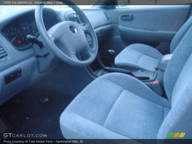 Imperial Blue / Gray 2005 Kia Optima LX