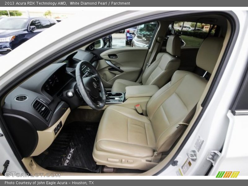White Diamond Pearl / Parchment 2013 Acura RDX Technology AWD