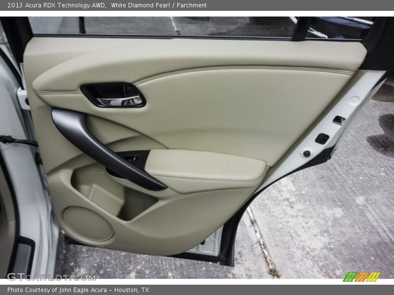White Diamond Pearl / Parchment 2013 Acura RDX Technology AWD