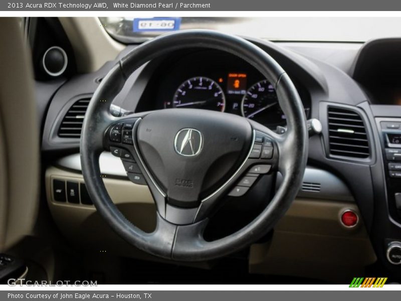 White Diamond Pearl / Parchment 2013 Acura RDX Technology AWD