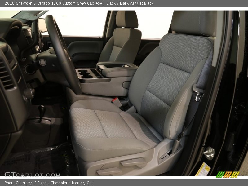 Black / Dark Ash/Jet Black 2018 Chevrolet Silverado 1500 Custom Crew Cab 4x4
