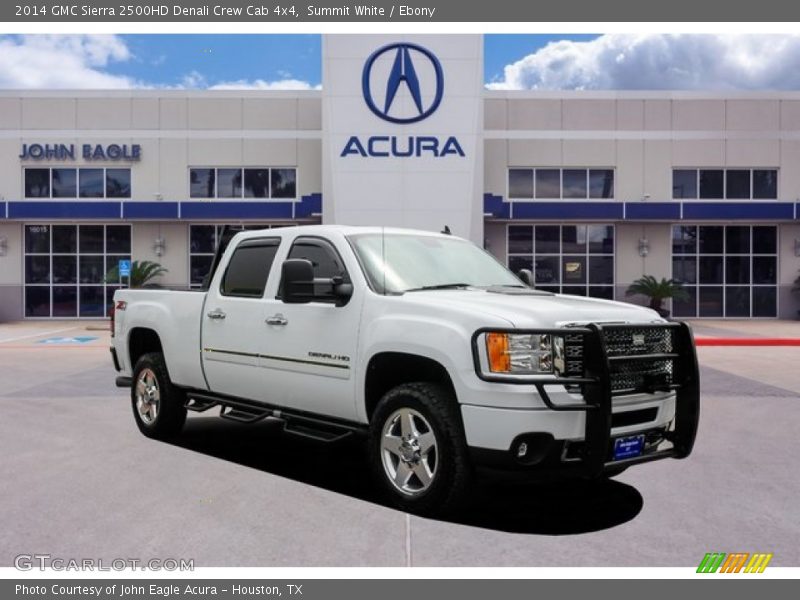 Summit White / Ebony 2014 GMC Sierra 2500HD Denali Crew Cab 4x4