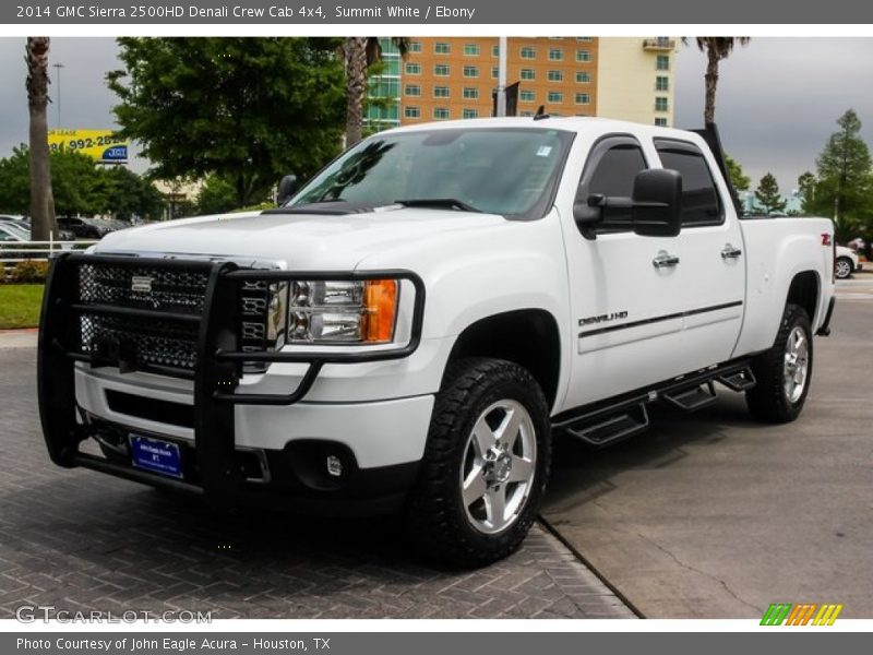 Summit White / Ebony 2014 GMC Sierra 2500HD Denali Crew Cab 4x4