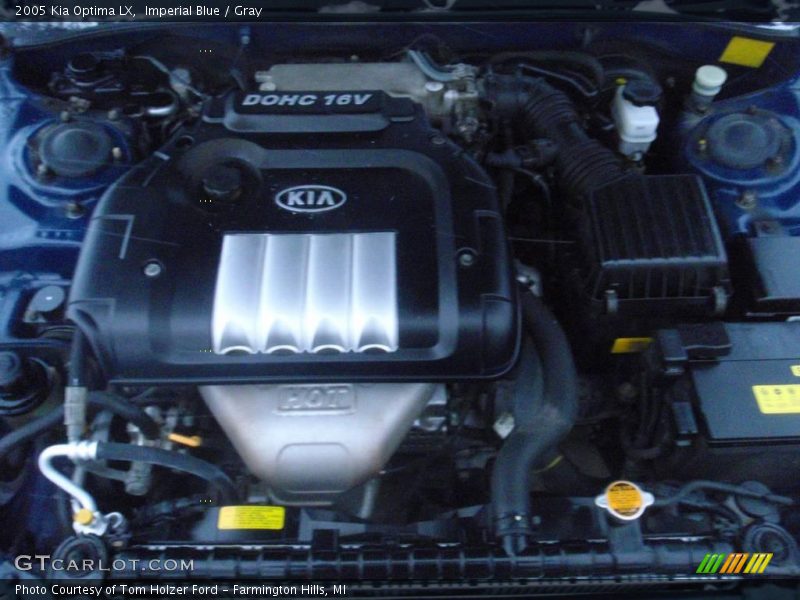 Imperial Blue / Gray 2005 Kia Optima LX