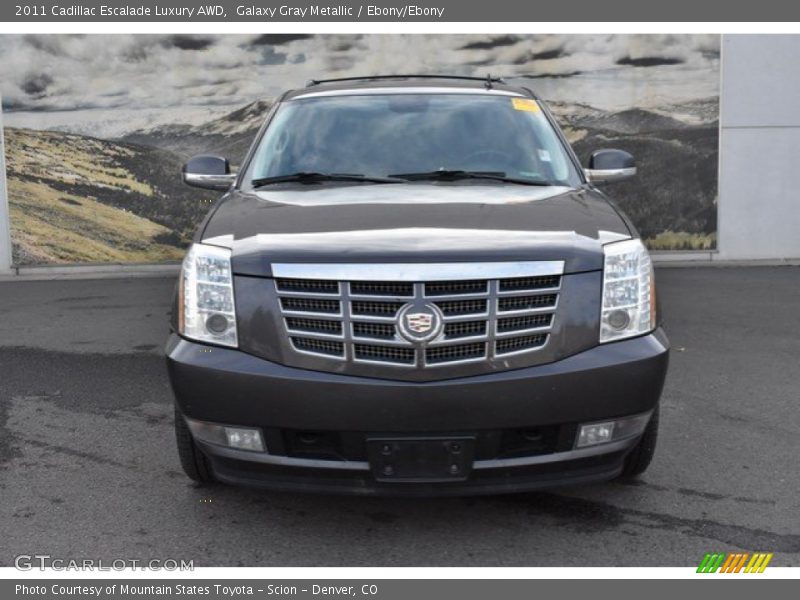 Galaxy Gray Metallic / Ebony/Ebony 2011 Cadillac Escalade Luxury AWD