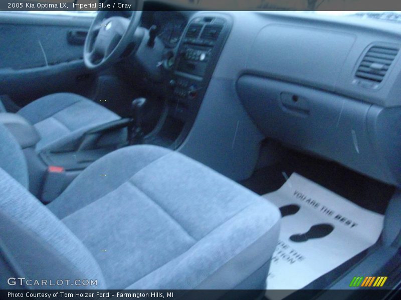 Imperial Blue / Gray 2005 Kia Optima LX