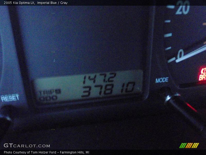 Imperial Blue / Gray 2005 Kia Optima LX