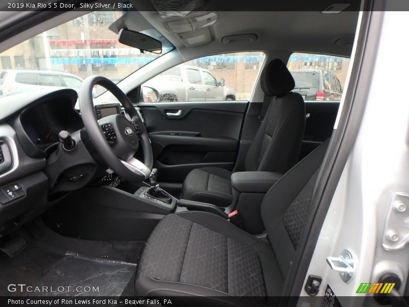  2019 Rio S 5 Door Black Interior