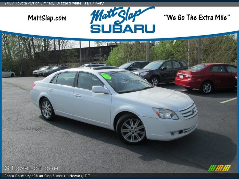 Blizzard White Pearl / Ivory 2007 Toyota Avalon Limited