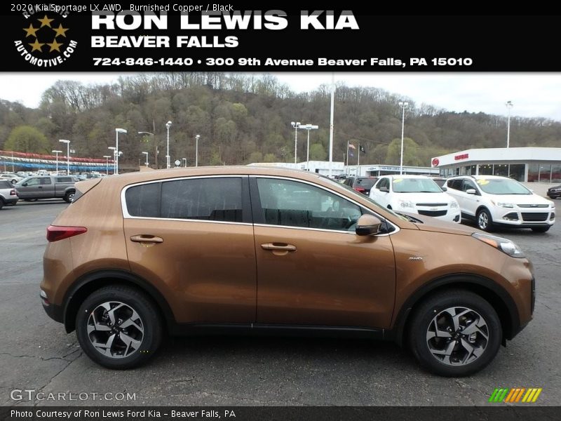 Burnished Copper / Black 2020 Kia Sportage LX AWD