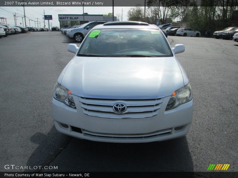 Blizzard White Pearl / Ivory 2007 Toyota Avalon Limited