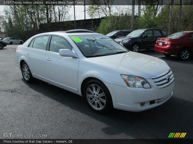 Blizzard White Pearl / Ivory 2007 Toyota Avalon Limited