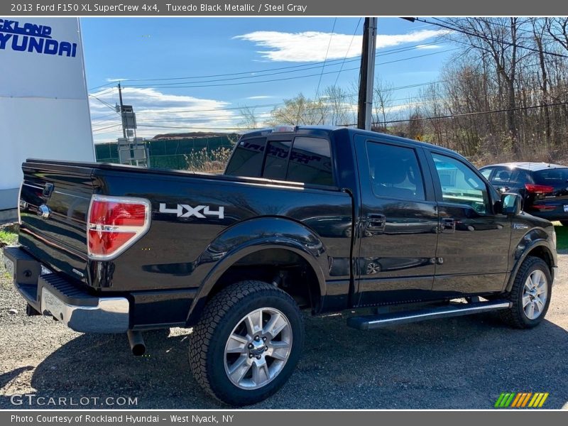 Tuxedo Black Metallic / Steel Gray 2013 Ford F150 XL SuperCrew 4x4