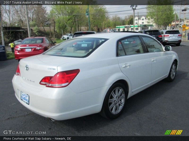 Blizzard White Pearl / Ivory 2007 Toyota Avalon Limited