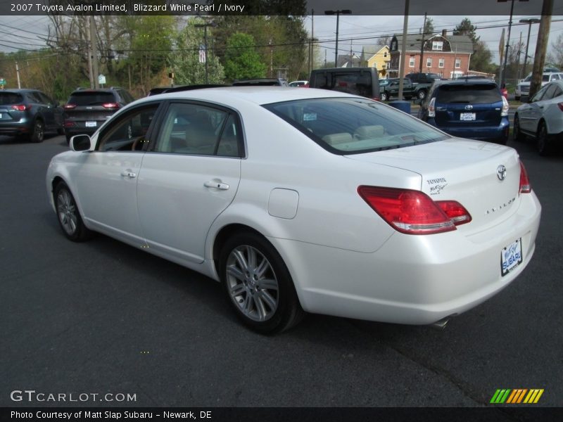 Blizzard White Pearl / Ivory 2007 Toyota Avalon Limited
