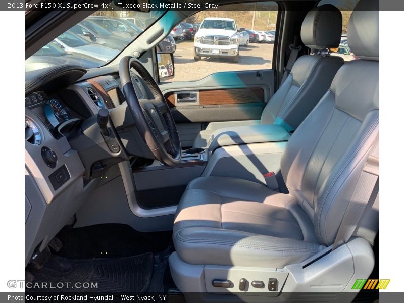 Tuxedo Black Metallic / Steel Gray 2013 Ford F150 XL SuperCrew 4x4