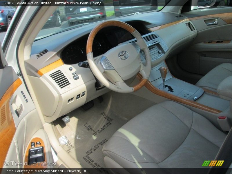 Blizzard White Pearl / Ivory 2007 Toyota Avalon Limited