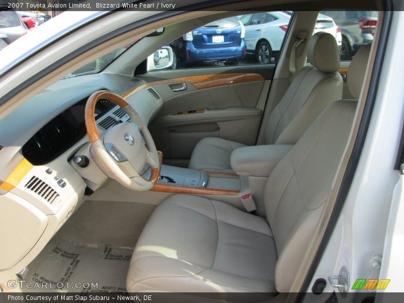 Blizzard White Pearl / Ivory 2007 Toyota Avalon Limited