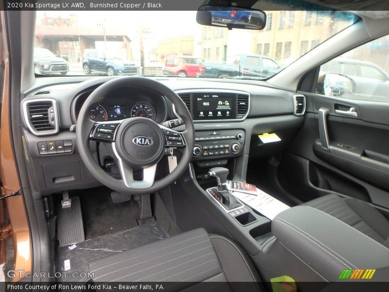  2020 Sportage LX AWD Black Interior