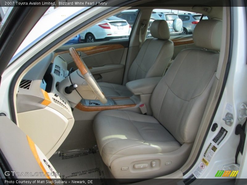 Blizzard White Pearl / Ivory 2007 Toyota Avalon Limited