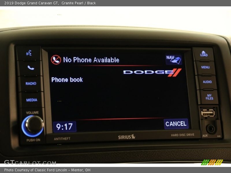 Granite Pearl / Black 2019 Dodge Grand Caravan GT