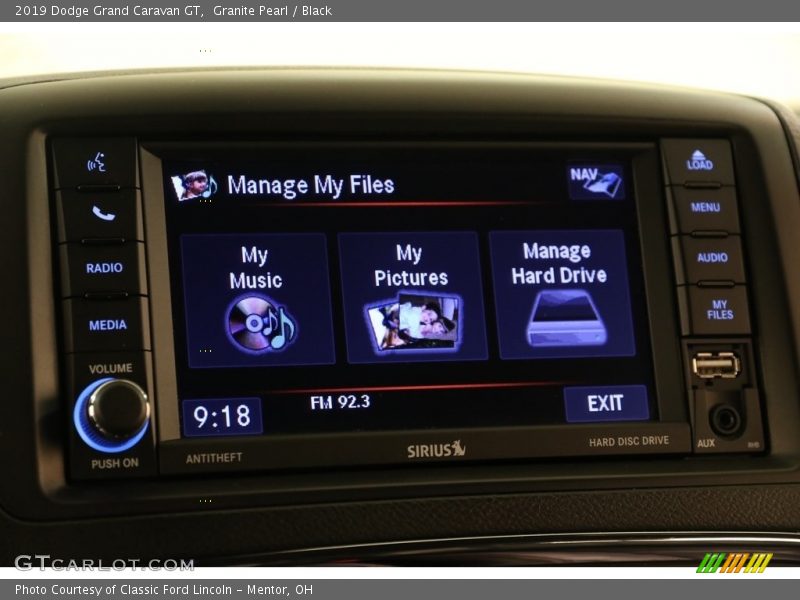 Granite Pearl / Black 2019 Dodge Grand Caravan GT