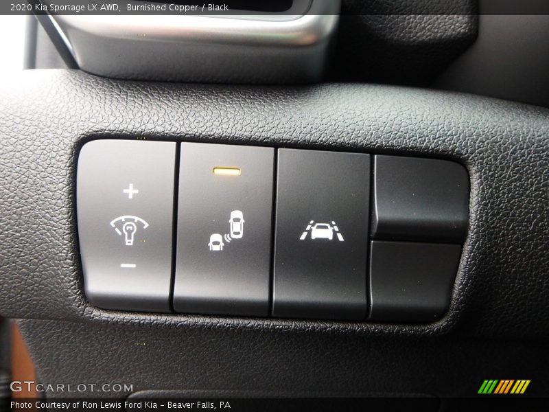 Controls of 2020 Sportage LX AWD