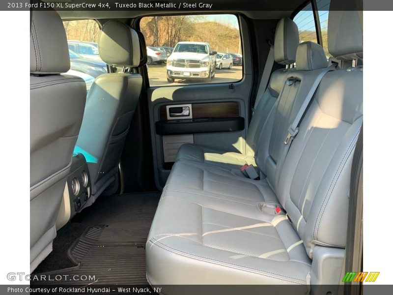 Tuxedo Black Metallic / Steel Gray 2013 Ford F150 XL SuperCrew 4x4