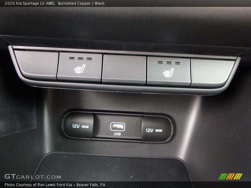 Controls of 2020 Sportage LX AWD