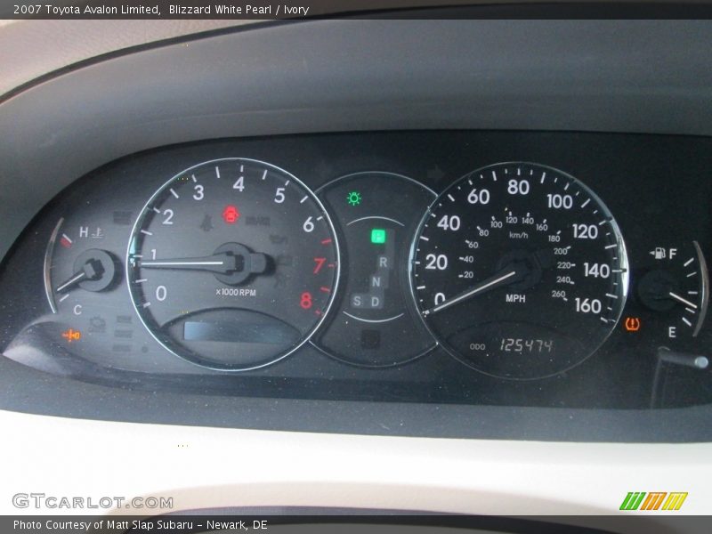 Blizzard White Pearl / Ivory 2007 Toyota Avalon Limited