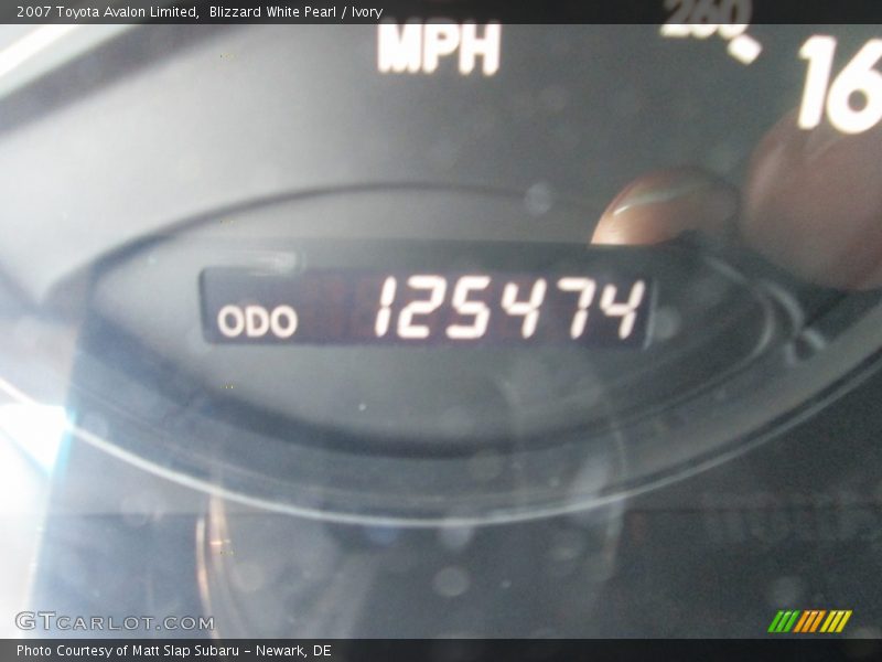 Blizzard White Pearl / Ivory 2007 Toyota Avalon Limited