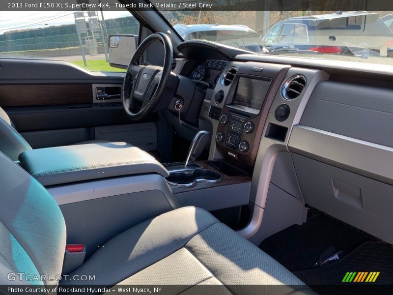Tuxedo Black Metallic / Steel Gray 2013 Ford F150 XL SuperCrew 4x4