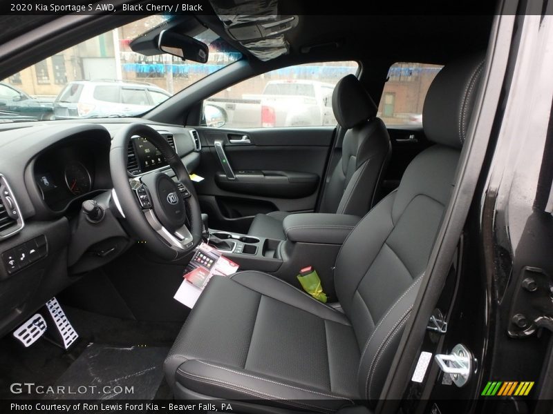 Front Seat of 2020 Sportage S AWD
