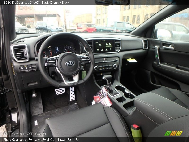  2020 Sportage S AWD Black Interior