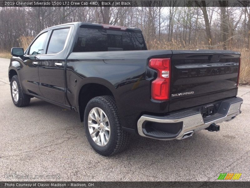 Black / Jet Black 2019 Chevrolet Silverado 1500 LTZ Crew Cab 4WD