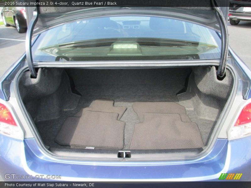 Quartz Blue Pearl / Black 2016 Subaru Impreza 2.0i 4-door