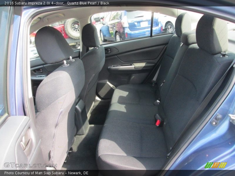 Quartz Blue Pearl / Black 2016 Subaru Impreza 2.0i 4-door